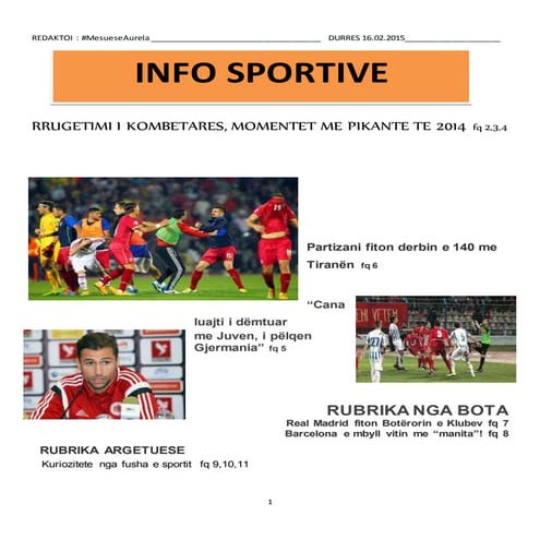 Gazeta sportive | PDF