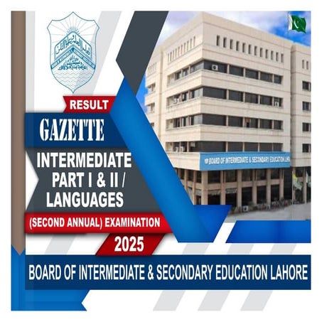 Board of intermediate & secondary education,lahore | PDF