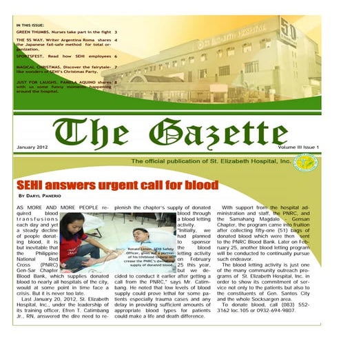 Gazette 2012 january