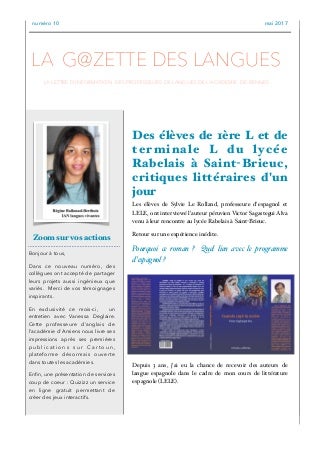 La g@zette des langues