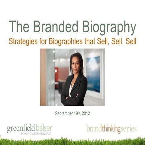 The Branded Biography | PPTX
