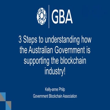 3 Steps to understanding how the Australian Government is supporting the bloc...