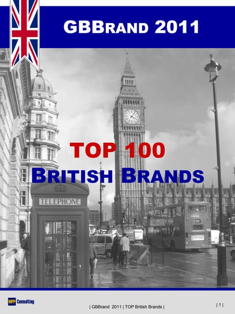GBBrand 2011 - TOP 100 British Brands
