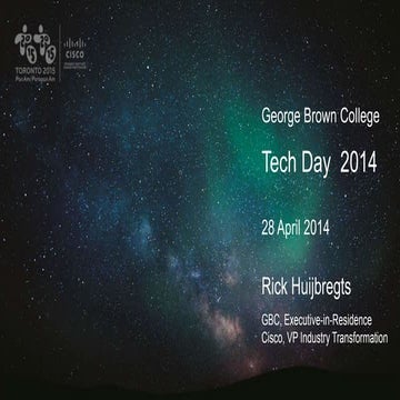 George Brown College - TECH DAY 2014
