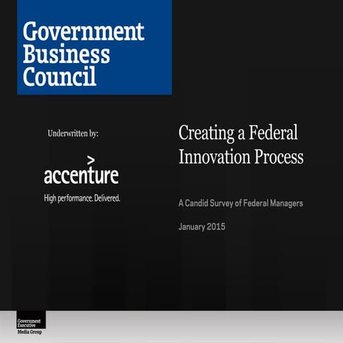 Creating a Federal Innovation Process