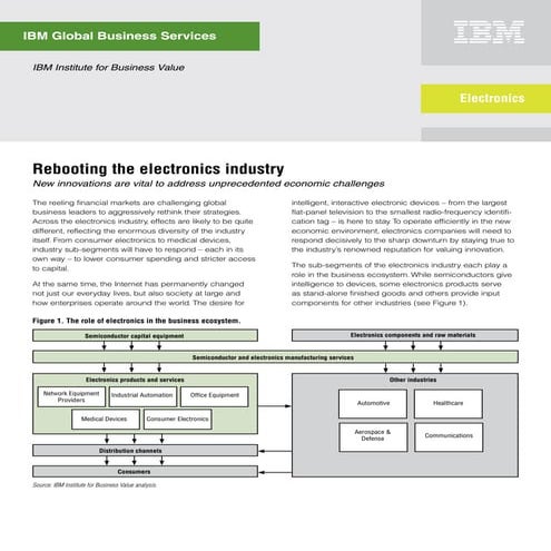 Rebooting the electronics industry