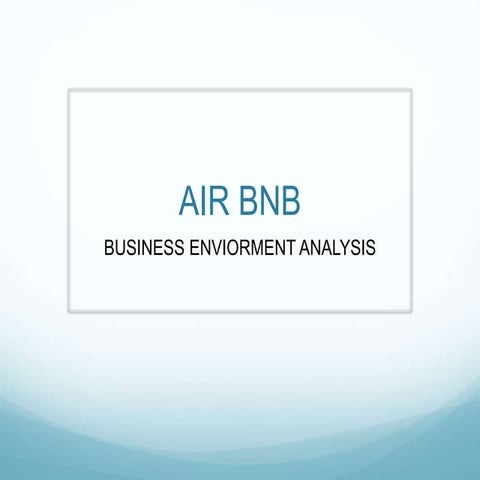 Business Analysis of AirBnb
