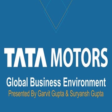 Global business Environment  Tata Motors.pptx