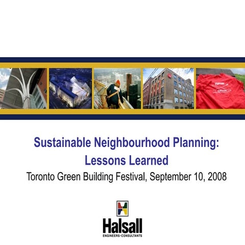 sustainable neighborhoods, Scott Demark, GBF2008