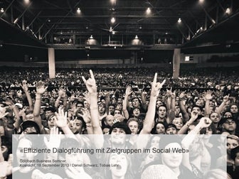 Effiziente Dialogführung mit Zielgruppen im Social Web