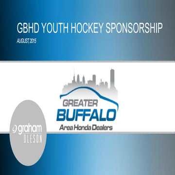 GBHD hockey sponsorship proposal