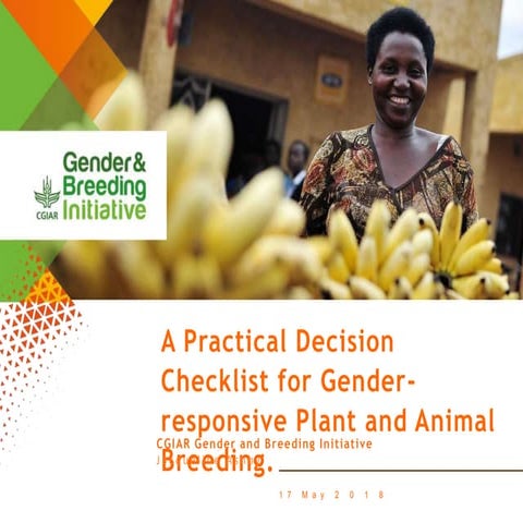 A practical decision checklist for gender-responsive plant and animal breeding