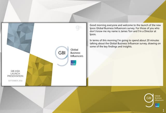 GBI 2016 ASIA Singapore Launch Pres...