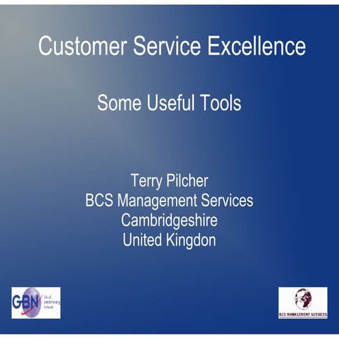 "Customer Service Excellence" by Terry Pilcher