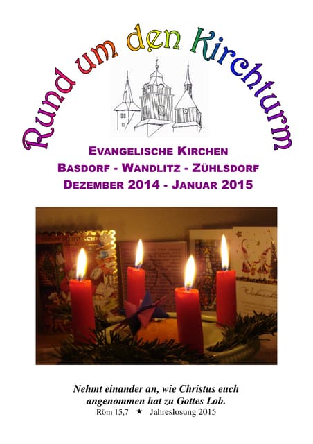 Gemeindebrief Dez 2014/ Jan 2015