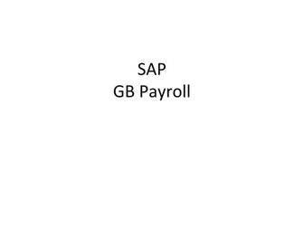 GB payroll with employee central