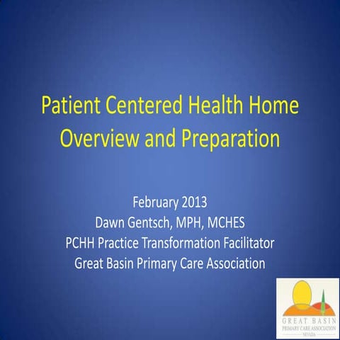 Gbpca ncqa pcmh overview 02 25 13 final