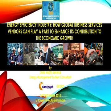 EE INDUSTRY-HOW GLOBAL BUSINESS SERVICES VENDORS CAN PLAY A PART TO ENHANCE I...