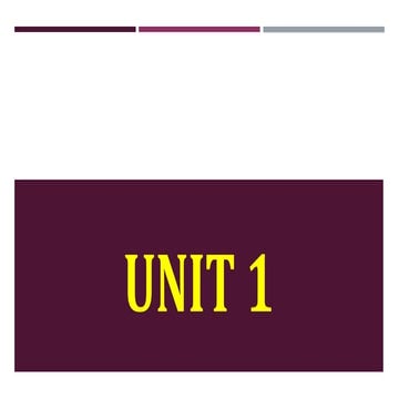 Green Building and Technology Unit 1