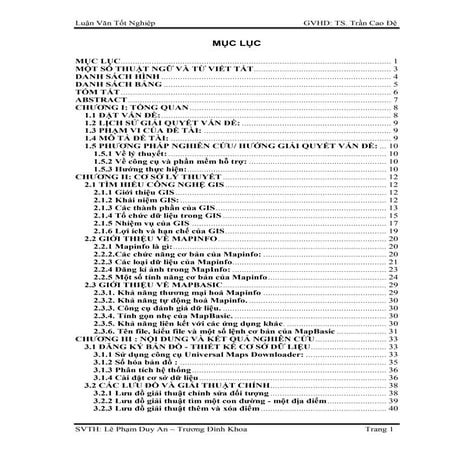 Công nghệ GIS và ứng dụng với MapInfo