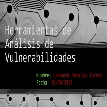 Herramientas de-análisis-de-vulnerabilidades