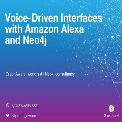 Voice-driven Knowledge Graph Journey with Neo4j and Amazon Alexa