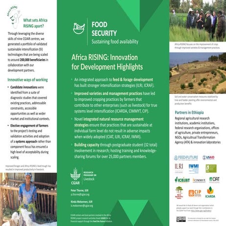 Africa RISING: Innovation for Development Highlights