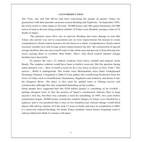 G cans project report | PDF