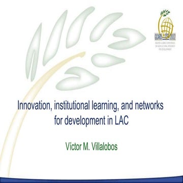 C2.1. Innovation, institutional learning and networks for development in LAC