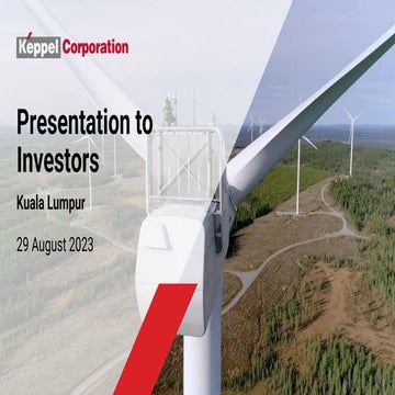 Keppel Corporation non-deal roadshow slides