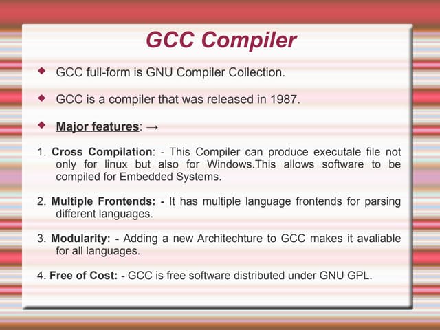 C under Linux