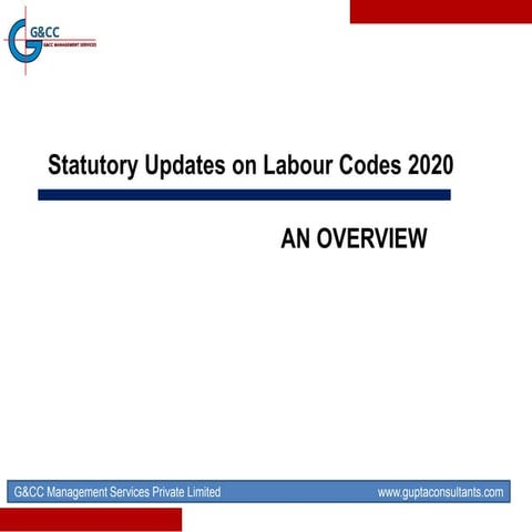 GNCC Management Services   Statutory updates on labour code