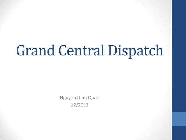 Grand Central Dispatch