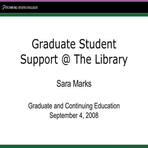 Graduate and Conituing Education Faculty Meeting