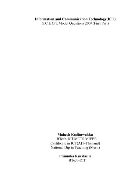 SDLC - ICT Grade 11 Chapter 2 Tute Tamil Medium Sri Lanka | PDF