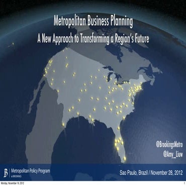 Amy Liu | Metropolitan Business Planning | Global Cities Initiative