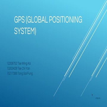 GPS and its Application