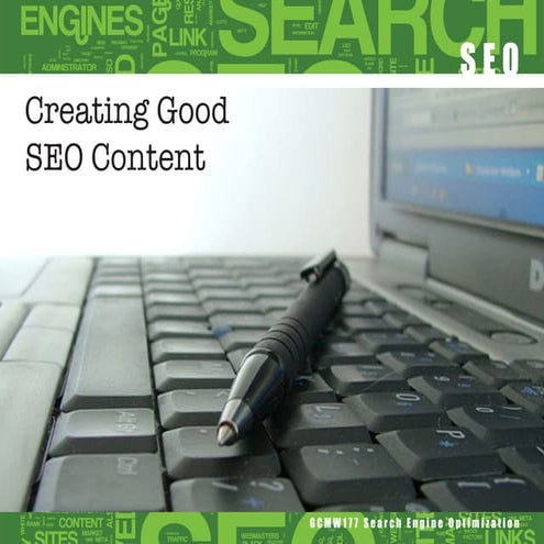 Writing Good, Relevant Content for SEO