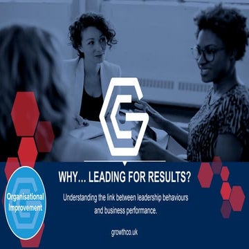 The Growth Company: Leading for Results