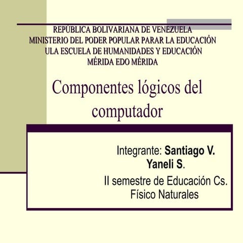 componentes del software