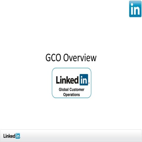 GCO Overview | PPTX