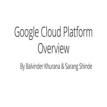 Google Cloud Platform