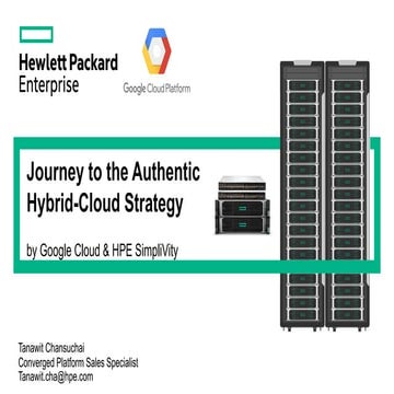 Google Cloud Anthos on HPE Simplivity