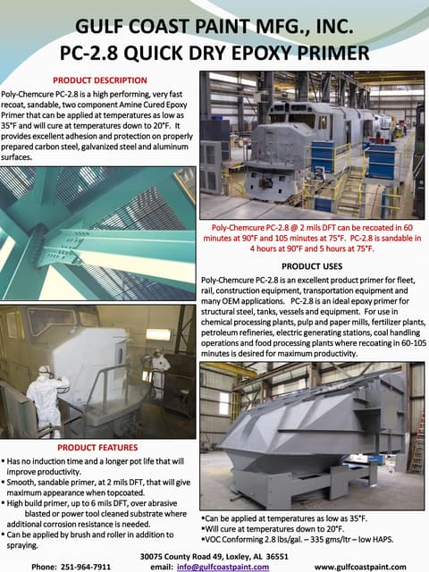 Gulf Coast Paint - Flake Floor Coatings | PDF