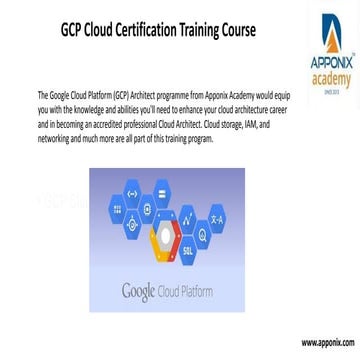 Gcp certification training course