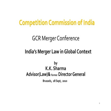Merger Control in the European Union and discussion | PDF