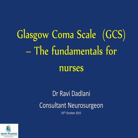 GCS - The fundamentals for nurses and nursing students