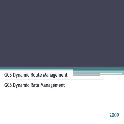 GCS 2009 Overview
