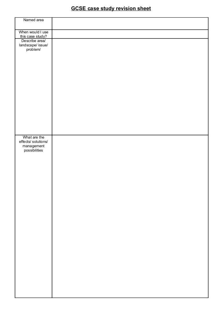 What is a case study in geography image