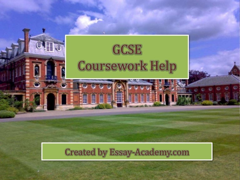 Coursework help gcse